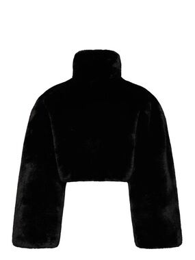 Faux Fur Crop Jacket in Black
ROTATE